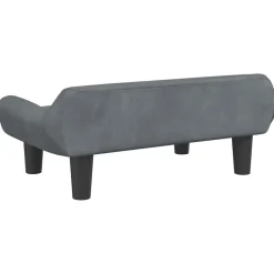 Niños vidaXL Mobiliario Para Bebés Y Niños Pequeños-Sofá para niños de terciopelo 70x40x24 cm