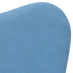 vidaXL Sofá para niños felpa suave Azul Clearance