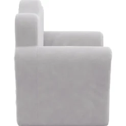 vidaXL Sofá para niños felpa suave Gris claro Sale