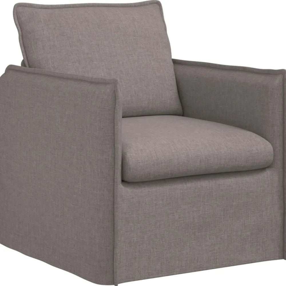 vidaXL Sofá 195 x 82 x 85 cm tela Taupé Discount