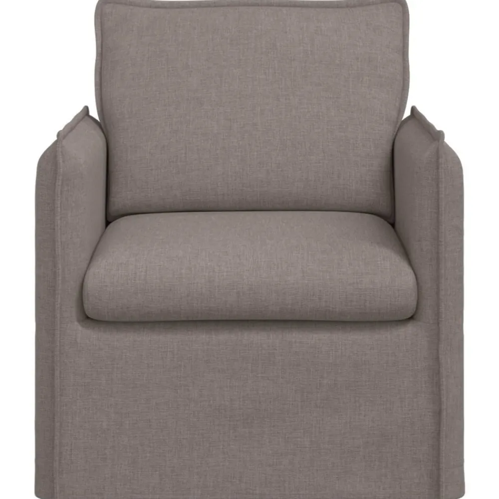 vidaXL Sofá 195 x 82 x 85 cm tela Taupé Discount