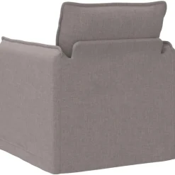 vidaXL Sofá 195 x 82 x 85 cm tela Taupé Discount