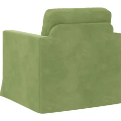 vidaXL Sofá 78 x 78 x 80 cm Terciopelo Verde claro Discount