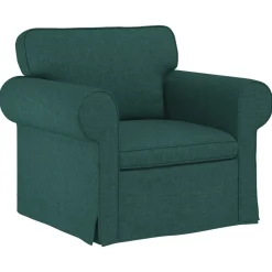 vidaXL Sofá 95 x 82 x 80 cm tela Verde oscuro Outlet