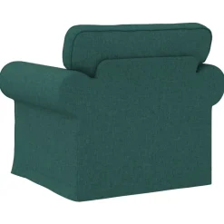vidaXL Sofá 95 x 82 x 80 cm tela Verde oscuro Outlet