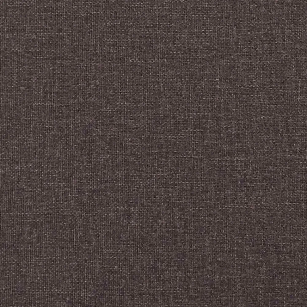 vidaXL Sofa de Espalda Alta 101cm Marrón oscuro tela Marrón oscuro Clearance