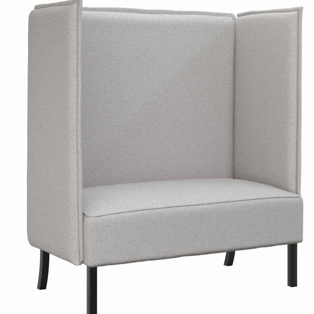 vidaXL Sofás-Sofa de Espalda Alta 101cm tela