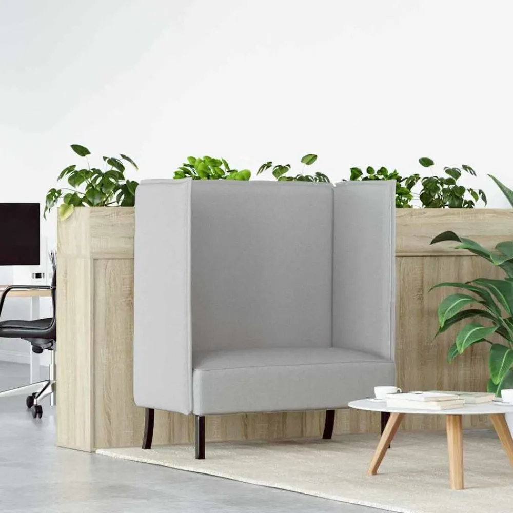 vidaXL Sofás-Sofa de Espalda Alta 101cm tela