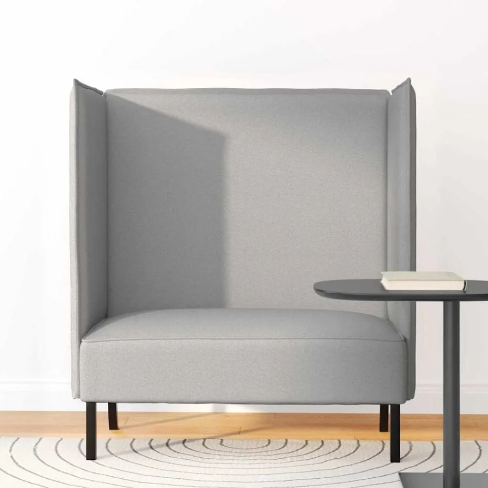 vidaXL Sofás-Sofa de Espalda Alta 101cm tela