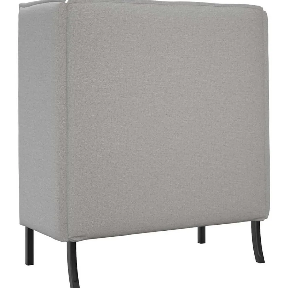 vidaXL Sofás-Sofa de Espalda Alta 101cm tela