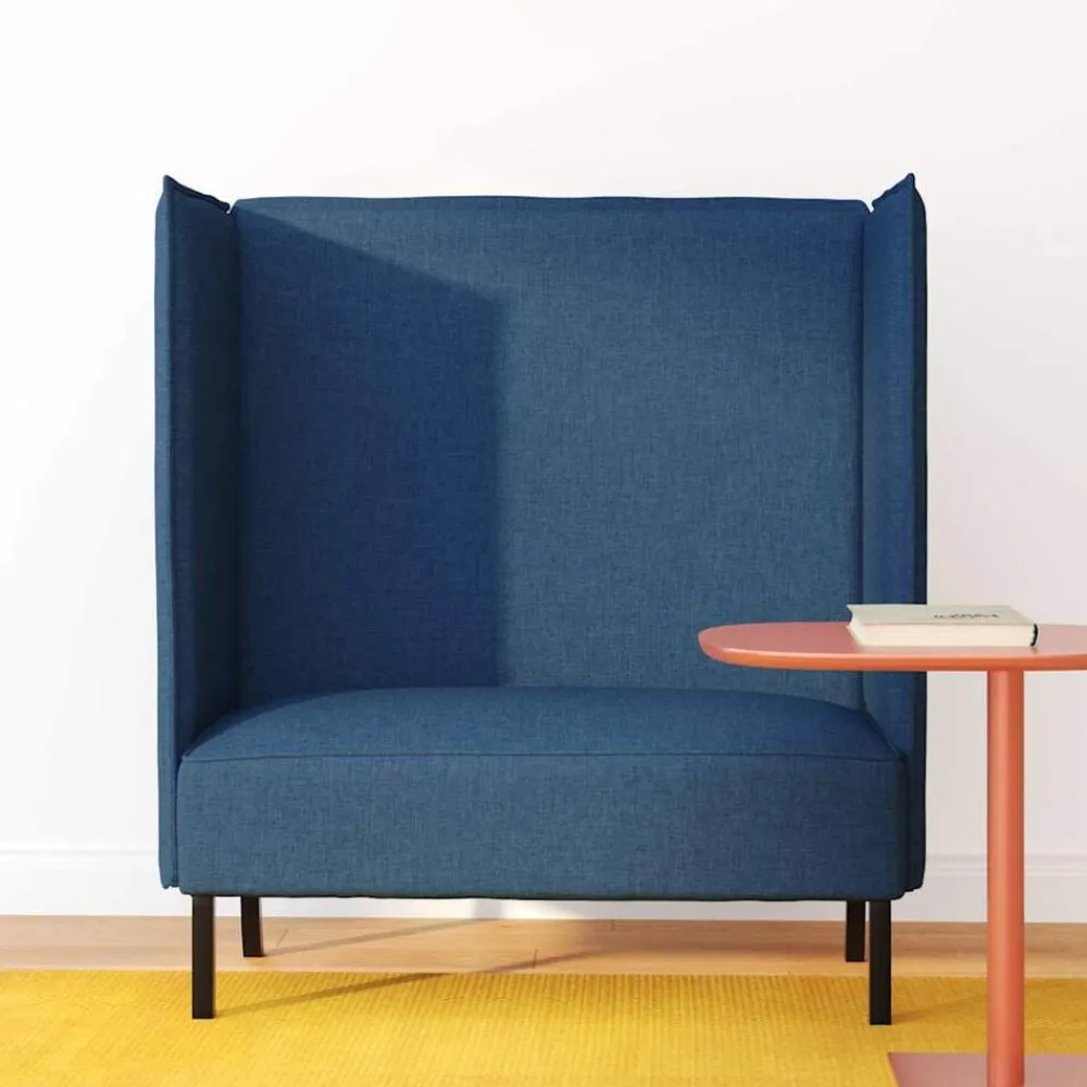 vidaXL Sofás-Sofa de Espalda Alta 101cm tela