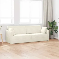 vidaXL Sofás-Sofá-cama de piso 213 x 70 x 77 cm Terciopelo