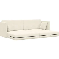 vidaXL Sofás-Sofá-cama de piso 213 x 70 x 77 cm Terciopelo