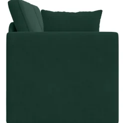 vidaXL Sofá-cama de piso 213 x 70 x 77 cm Terciopelo Verde oscuro Hot