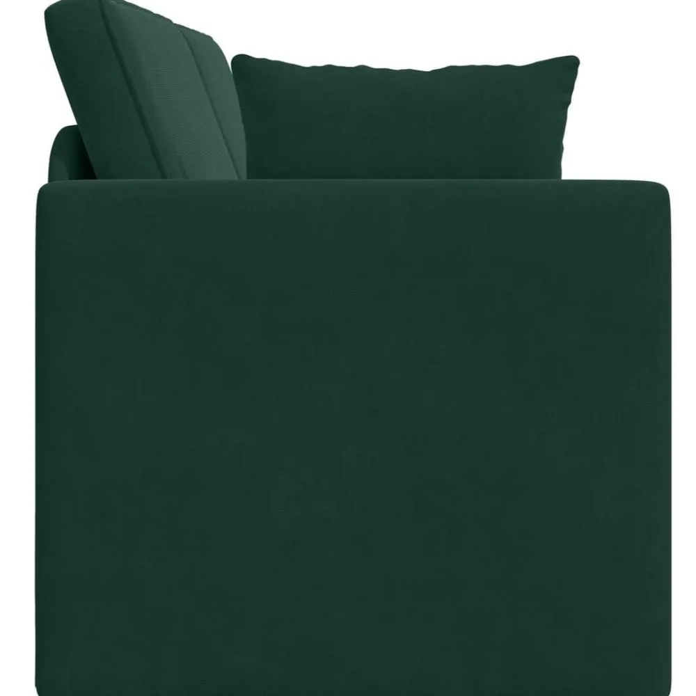 vidaXL Sofá-cama de piso 213 x 70 x 77 cm Terciopelo Verde oscuro Hot