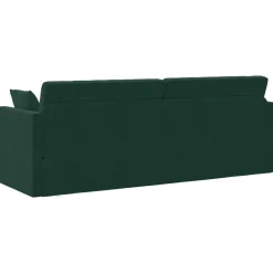 vidaXL Sofá-cama de piso 213 x 70 x 77 cm Terciopelo Verde oscuro Hot