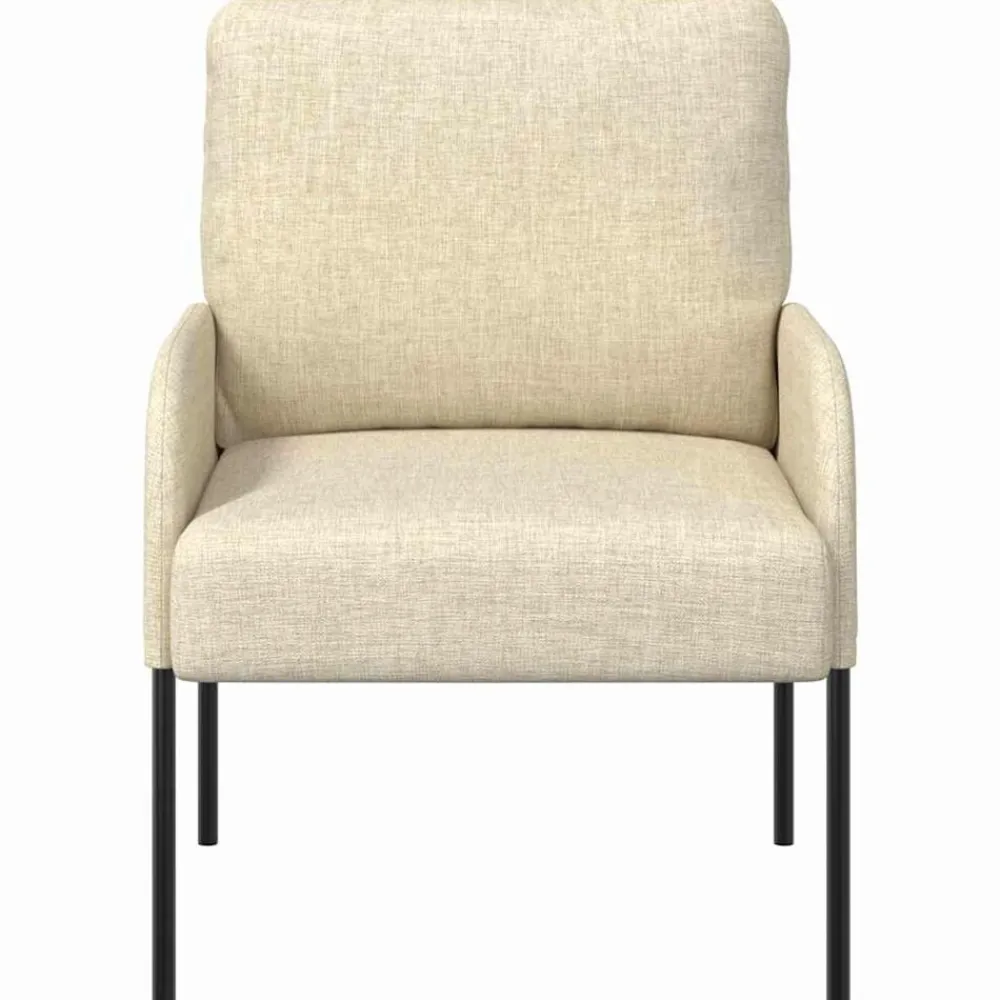 vidaXL Sofás con cojín 55cm Madera contrachapada Crema New