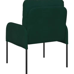 vidaXL Sofás con cojín 55cm Madera contrachapada Verde oscuro Online