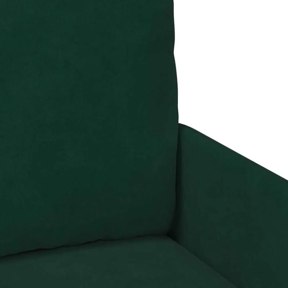 vidaXL Sofás con cojín 55cm Madera contrachapada Verde oscuro Online