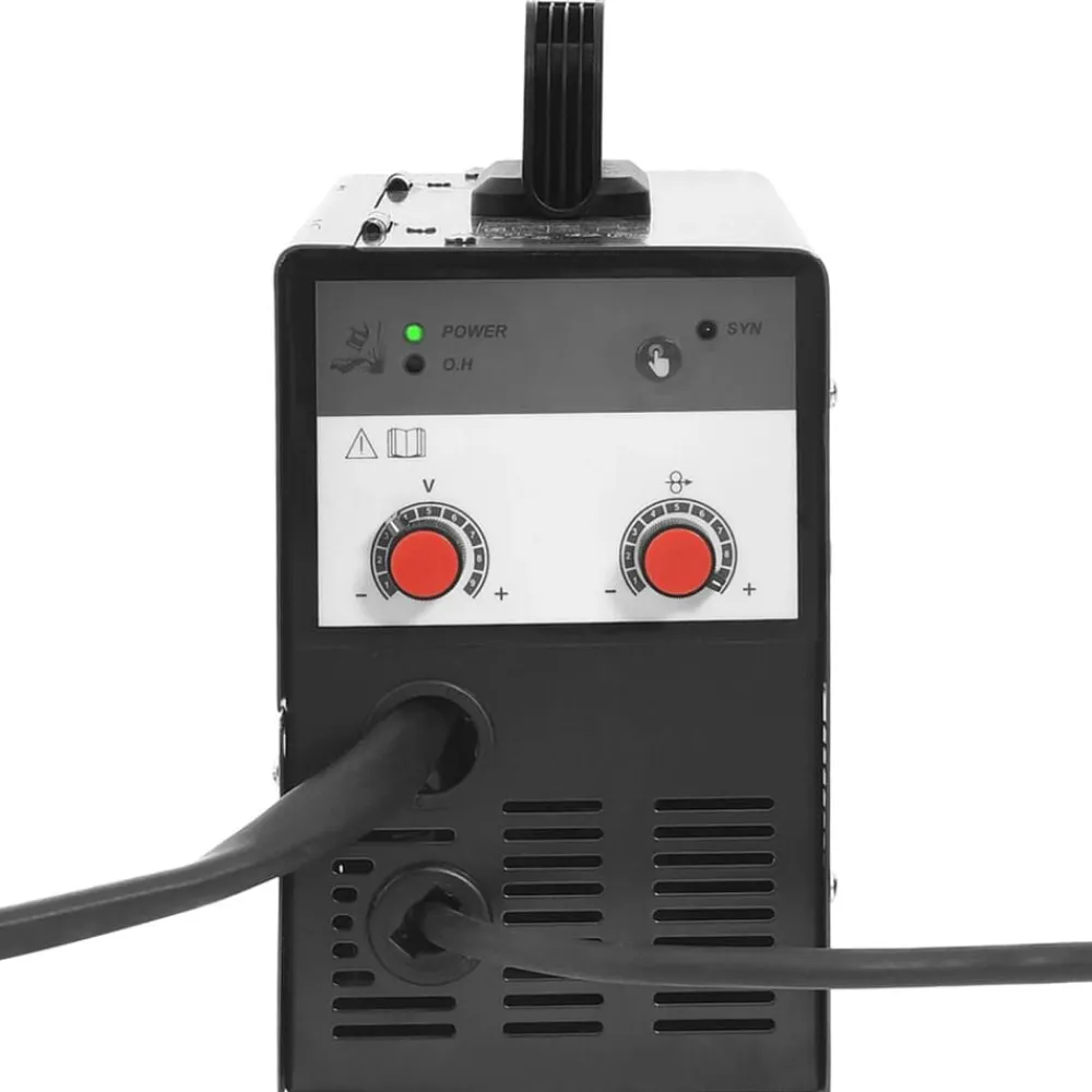 vidaXL Soldador sin gas de alma fundente MIG 120A