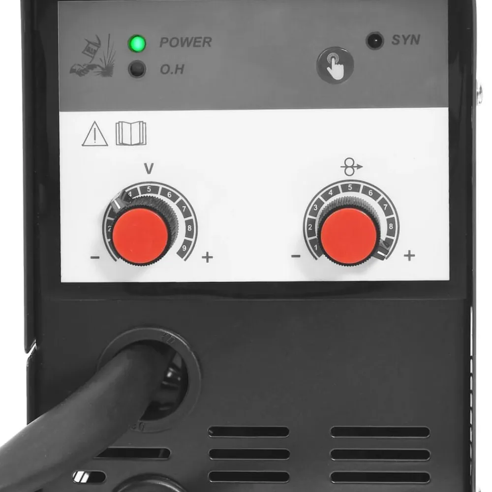 vidaXL Soldador sin gas de alma fundente MIG 120A