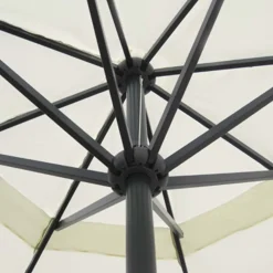 vidaXL Jardín-Sombrilla aluminio 500 cm