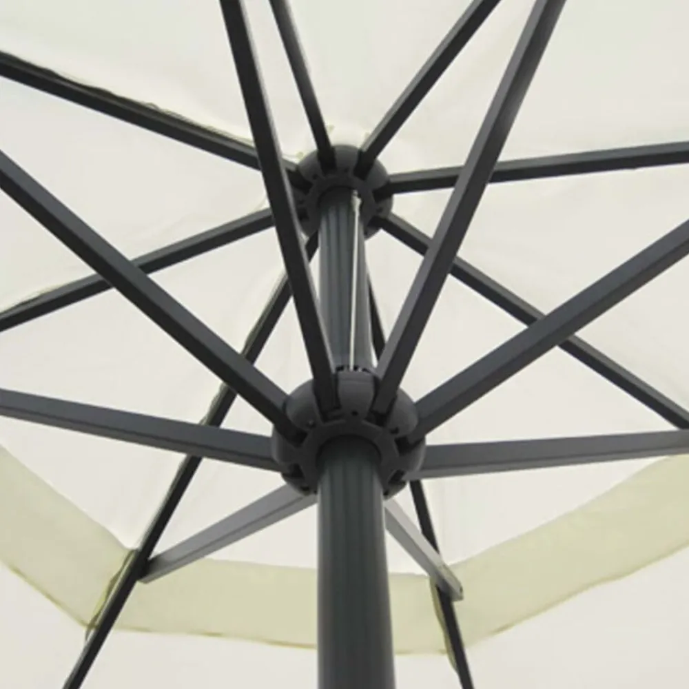 vidaXL Jardín-Sombrilla aluminio 500 cm