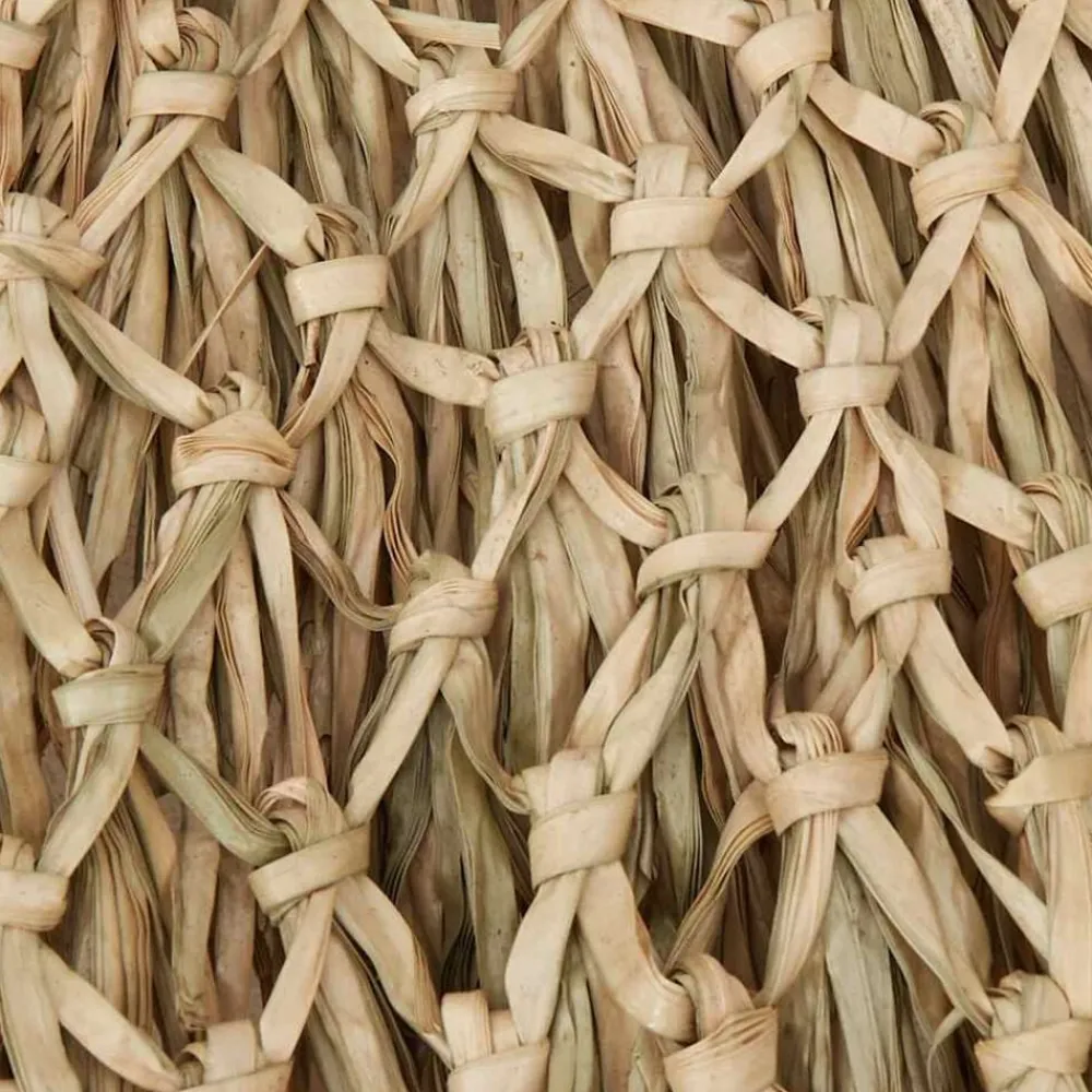 vidaXL Sombrilla de bambú con tejado de hojas de plátano 270 cm Best