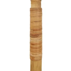 vidaXL Sombrilla de bambú con tejado de hojas de plátano 270 cm Best