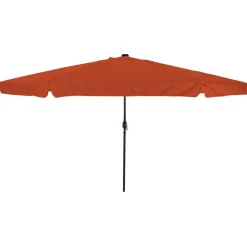 vidaXL Sombrilla de jardín 395 x 395 x 245 cm Poliéster Terracota Hot