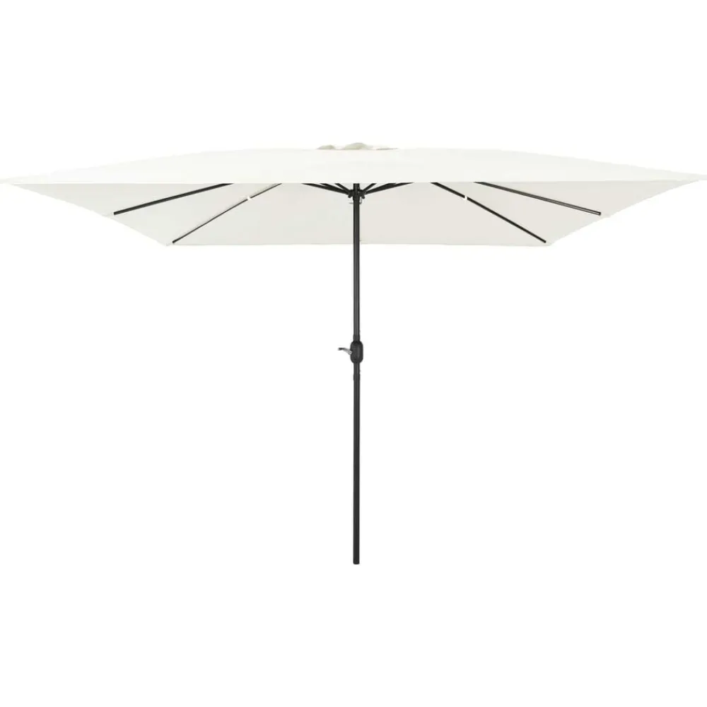 vidaXL Jardín-Sombrilla de jardín 295 x 295 x 245 cm Poliéster y Acero