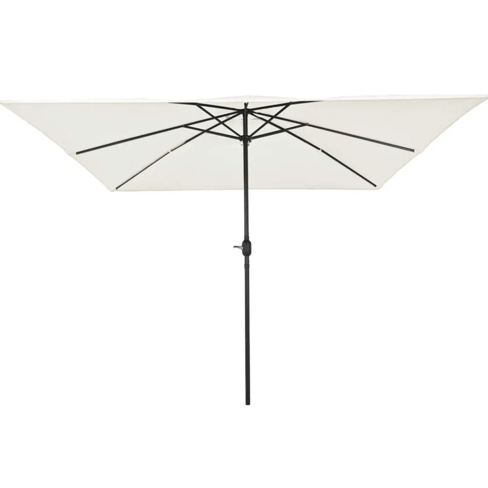 vidaXL Jardín-Sombrilla de jardín 295 x 295 x 245 cm Poliéster y Acero