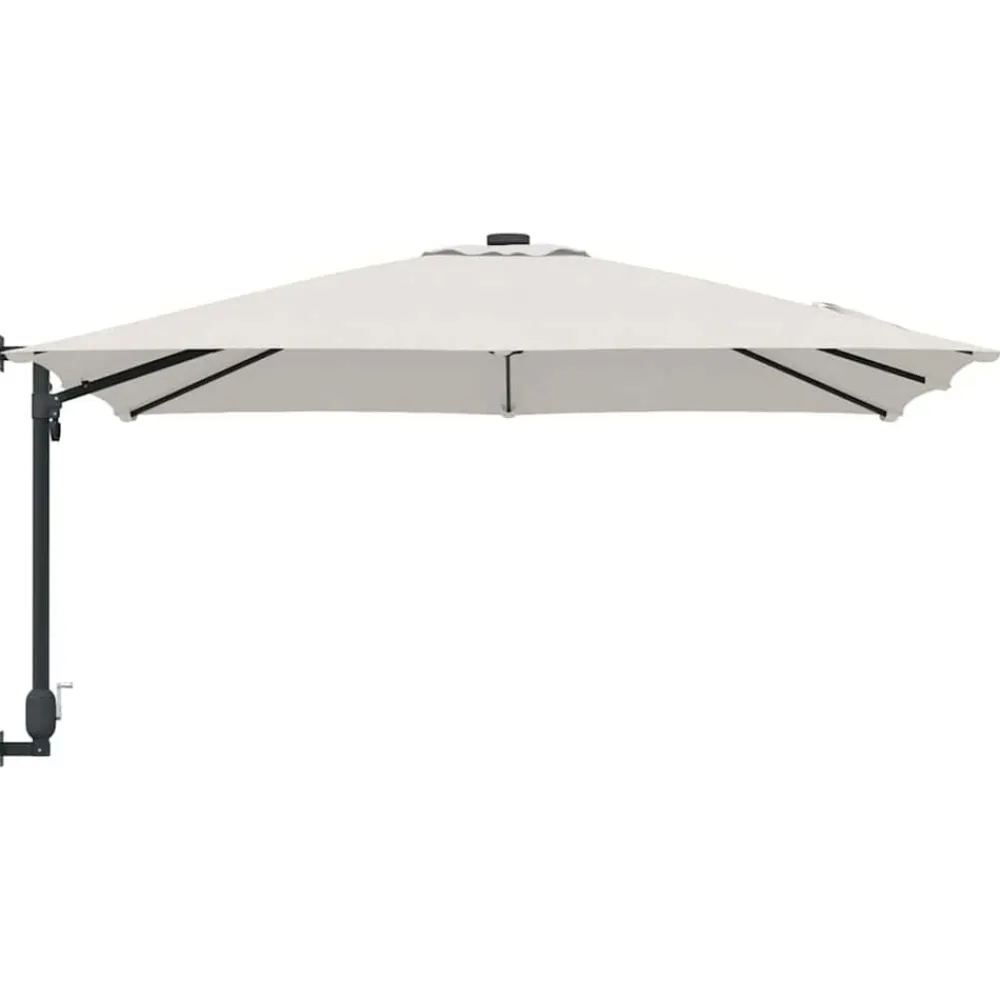 vidaXL Sombrilla de jardín 248,5 x 247,5 x 160 cm Arena Sale