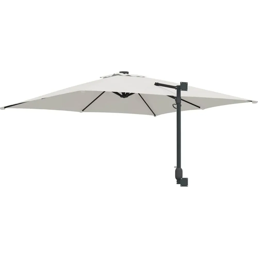 vidaXL Sombrilla de jardín 248,5 x 247,5 x 160 cm Arena Sale