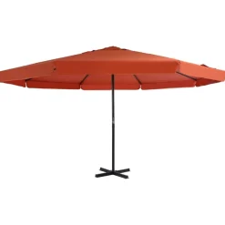 vidaXL Jardín-Sombrilla de jardín con palo de aluminio 500 cm