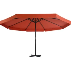vidaXL Jardín-Sombrilla de jardín con palo de aluminio 500 cm