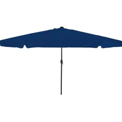 vidaXL Jardín-Sombrilla de jardín Azul azur 395 x 395 x 245 cm Poliéster