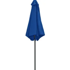 vidaXL Jardín-Sombrilla de jardín con palo de aluminio azul azure 270x246 cm