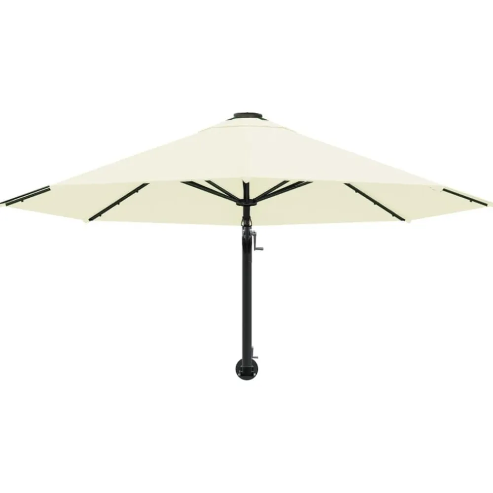 vidaXL Jardín-Sombrilla de pared con barra de metal 300 cm