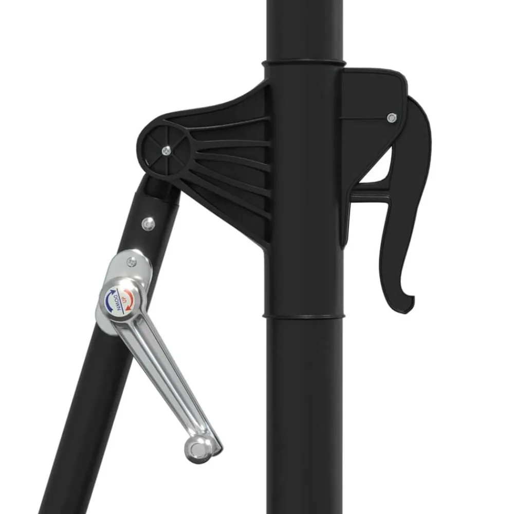 vidaXL Jardín-Sombrilla de pared con barra de metal 300 cm