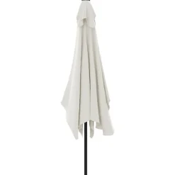 vidaXL Sombrilla rectangular arena 200x300 cm Blanco New
