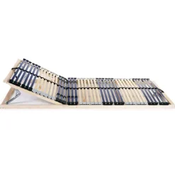 vidaXL Somier de láminas sin colchón con 42 listones 7 zonas 70x200 cm Clearance