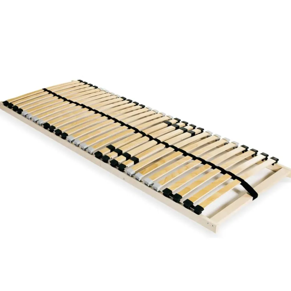 vidaXL Somier de láminas sin colchón con 28 listones 7 zonas 70x200 cm Online