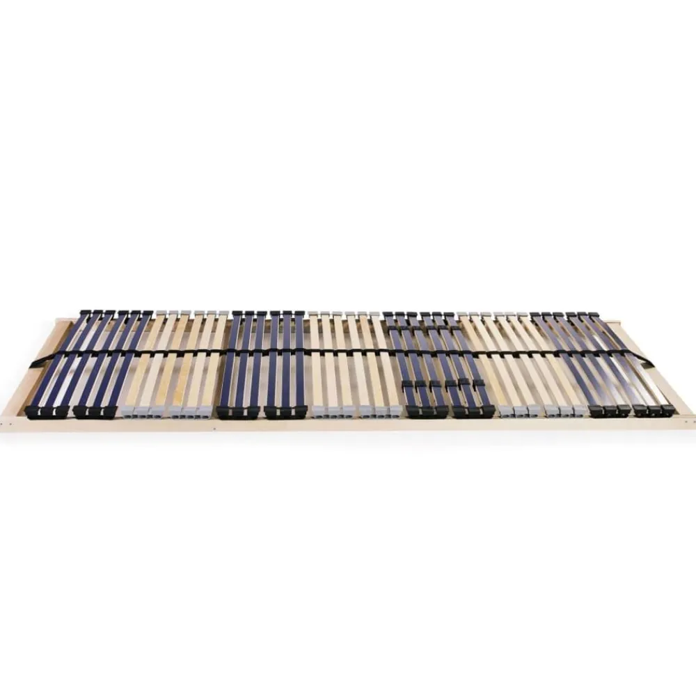 vidaXL Somier de láminas sin colchón con 42 listones 7 zonas 70x200 cm Clearance