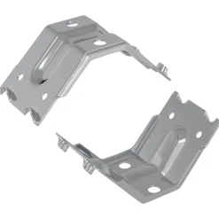 vidaXL Accesorios De Bricolaje-Soporte 2 pcs Recubierto de zinc 106 x 55 x 1,5mm Acero
