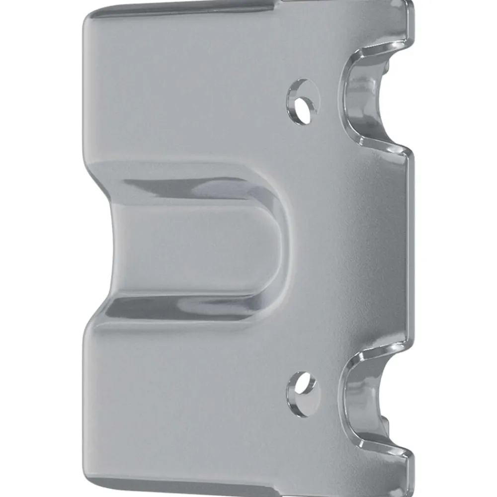vidaXL Accesorios De Bricolaje-Soporte 2 pcs Recubierto de zinc 106 x 55 x 1,5mm Acero