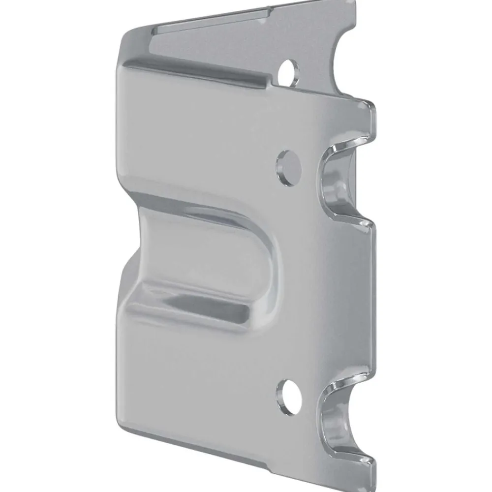 vidaXL Accesorios De Bricolaje-Soporte 2 pcs Recubierto de zinc 106 x 55 x 1,5mm Acero