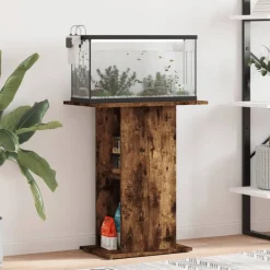 vidaXL Productos Para Mascotas-Soporte acuario madera ingeniería 60,5x36x72,5 cm