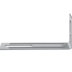 vidaXL Accesorios De Bricolaje-Soporte anti-vuelco 2 pcs Plateado 74,5 x 15 x 32 mm Hierro