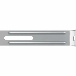 vidaXL Accesorios De Bricolaje-Soporte anti-vuelco 2 pcs Plateado 74,5 x 15 x 32 mm Hierro